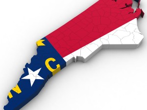 North carolina political map 3D Модель