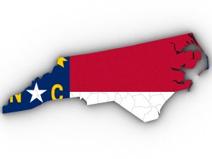 North carolina political map 3D Модель
