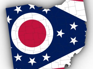 Ohio political map Modelo 3D