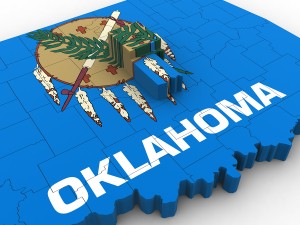 Oklahoma political map Modello 3D