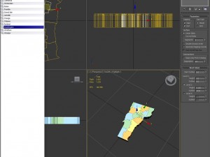 Vermont political map 3D Модель