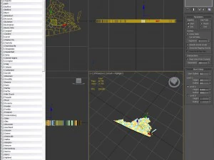 Virginia political map 3D Model