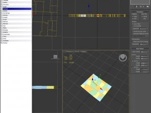 wyoming political map 3D Model