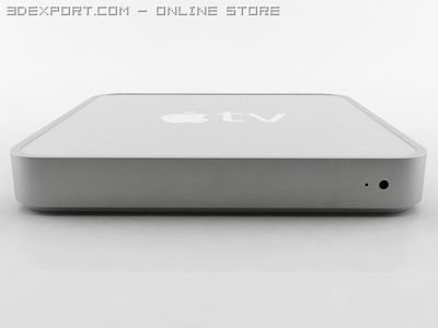 apple tv Modello 3D .c4d .max .obj .3ds .fbx .stl .blend 