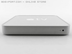 apple tv 3D Model