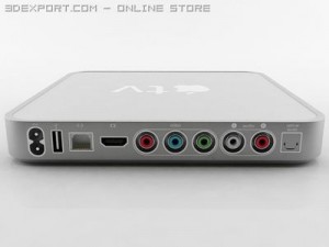 apple tv Modello 3D