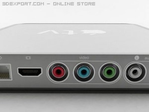 apple tv Modello 3D