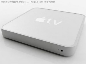 apple tv Modello 3D