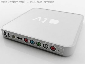 apple tv Modello 3D