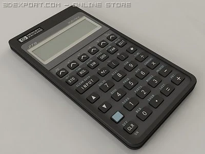 hp27s calculator 3D Model .c4d .max .obj .3ds .fbx .stl .blend 