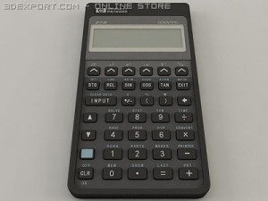 hp27s calculator 3D 模型