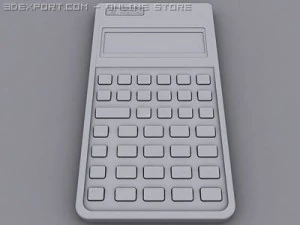 hp27s calculator 3D Model