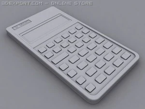 hp27s calculator 3D Model