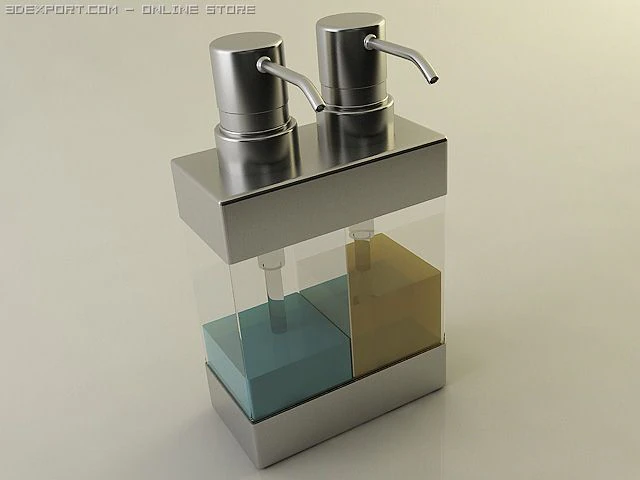 soap dispenser 3D Model .c4d .max .obj .3ds .fbx .stl .blend