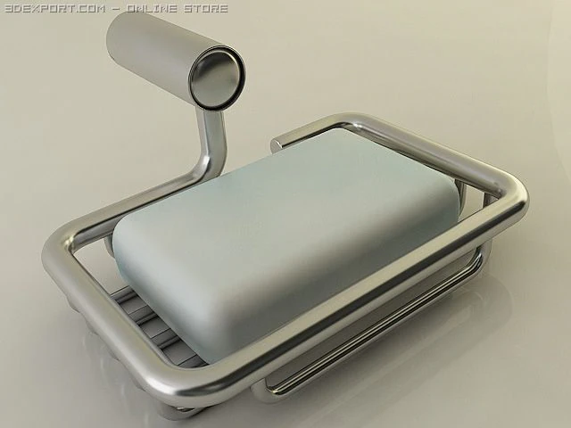 soap rack holder 3D Model .c4d .max .obj .3ds .fbx .stl .blend 