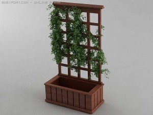 trellis planter Model 3D