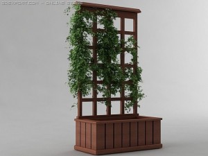 trellis planter Model 3D