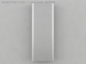 3rd generation ipod shuffle 3D-Modell