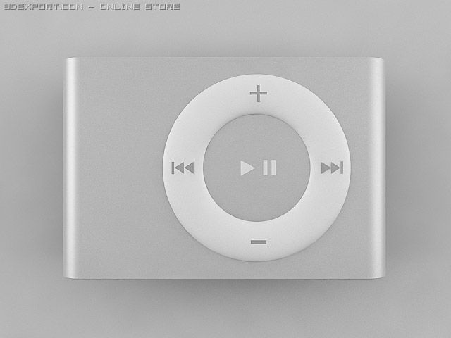 2nd generation ipod shuffle 3D-Modell .c4d .max .obj .3ds .fbx .stl .blend 