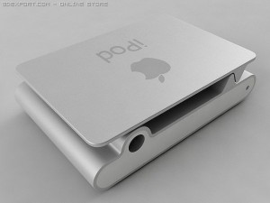 2nd generation ipod shuffle 3D-Modell