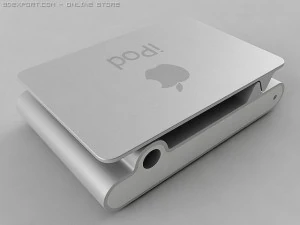 2nd generation ipod shuffle 3D Model