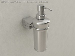 wallmounted soap dispenser Modèle 3D