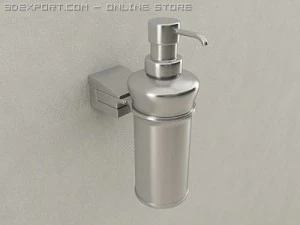 Dozownik mydła montowany na ścianie Model 3D