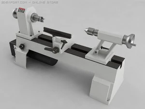 mini torno de velocidade vari&aacute;vel Modelo 3D