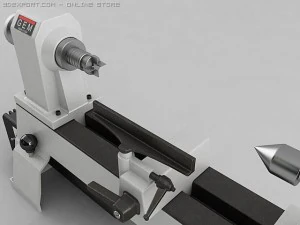 variable speed mini lathe 3D Model