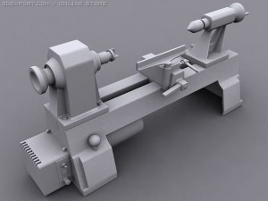 variable speed mini lathe Modelo 3D