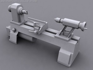 variable speed mini lathe Modelo 3D