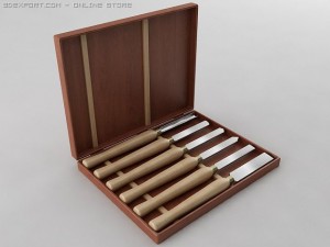 lathe chisel set Modelo 3D