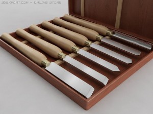 lathe chisel set 3D Model