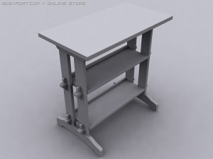 woodworking shop table Model 3D