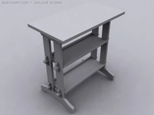 woodworking shop table 3D Model