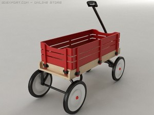 toy wagon 3D Модель