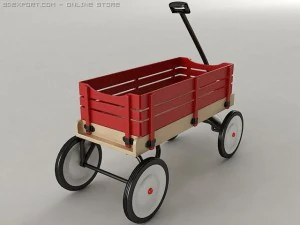 toy wagon 3D Model