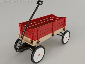 toy wagon 3D Model