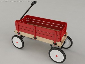 toy wagon 3D Модель
