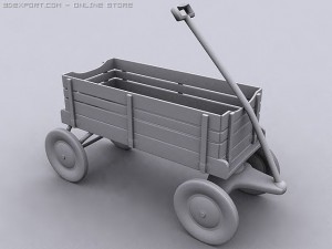 toy wagon 3D Модель