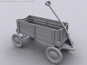 toy wagon 3D Model