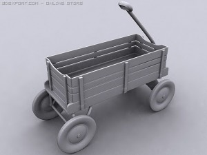 toy wagon 3D Модель