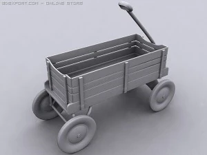 toy wagon 3D Model