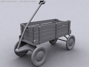 toy wagon 3D Модель