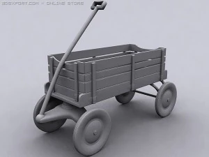toy wagon 3D Model