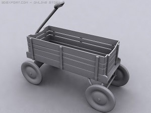 toy wagon 3D Модель