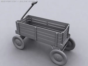 toy wagon 3D Model