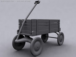 toy wagon 3D Модель