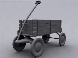 toy wagon 3D Model