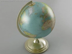 desk globe 3D Model